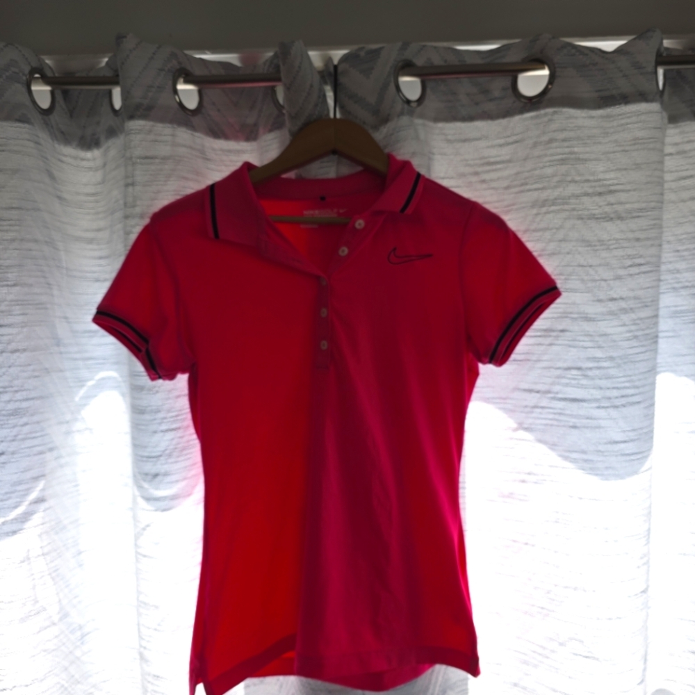 Nike Golf Bright Pink Polo Shirt